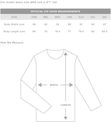 Abruzzo Tricolore Zip Hoody